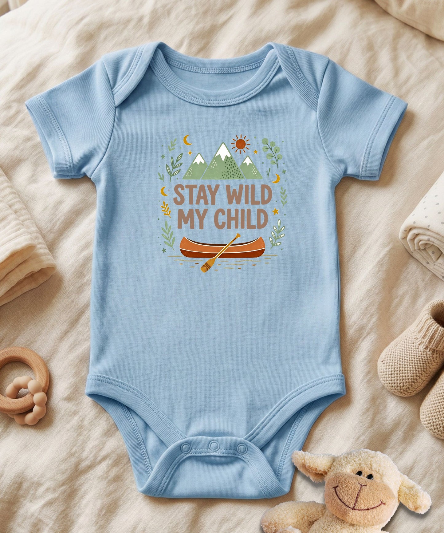 Stay Wild My Child Baby Bodysuit