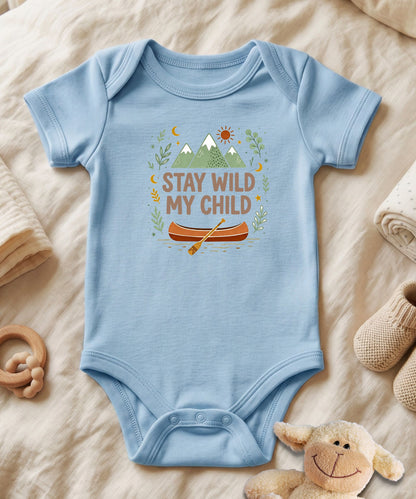 Stay Wild My Child Baby Bodysuit