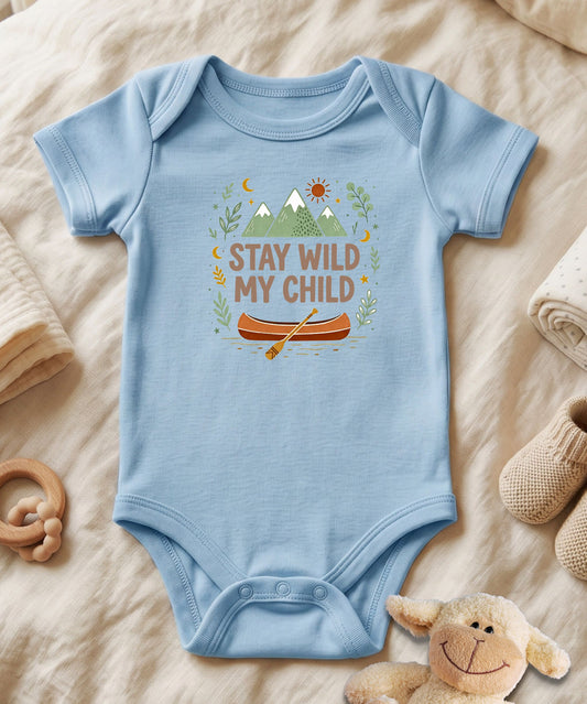Stay Wild My Child Baby Bodysuit