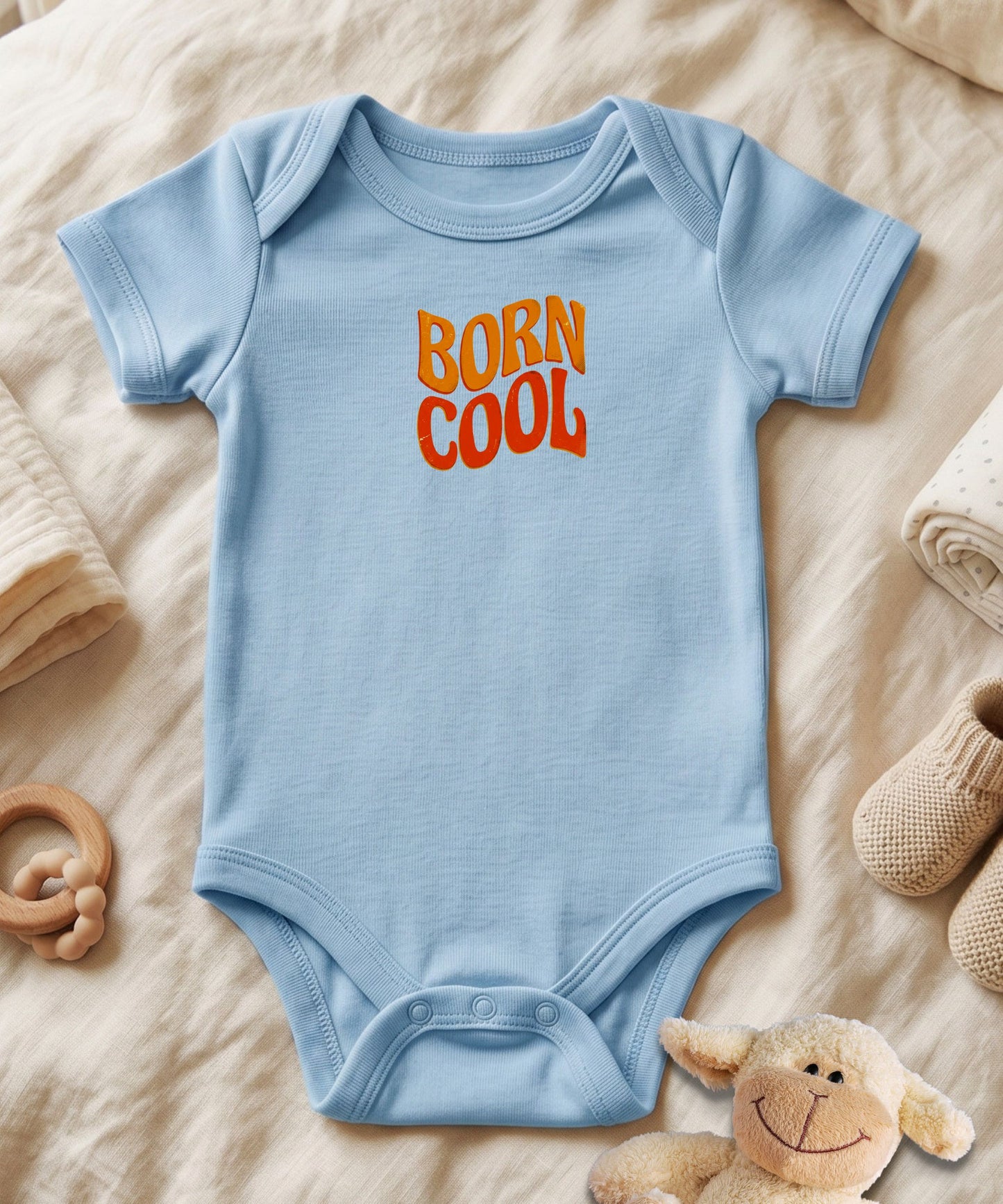 Born Cool Retro Baby Bodysuit