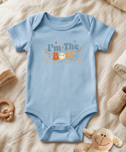 I'm The Boss Smile Baby Bodysuit