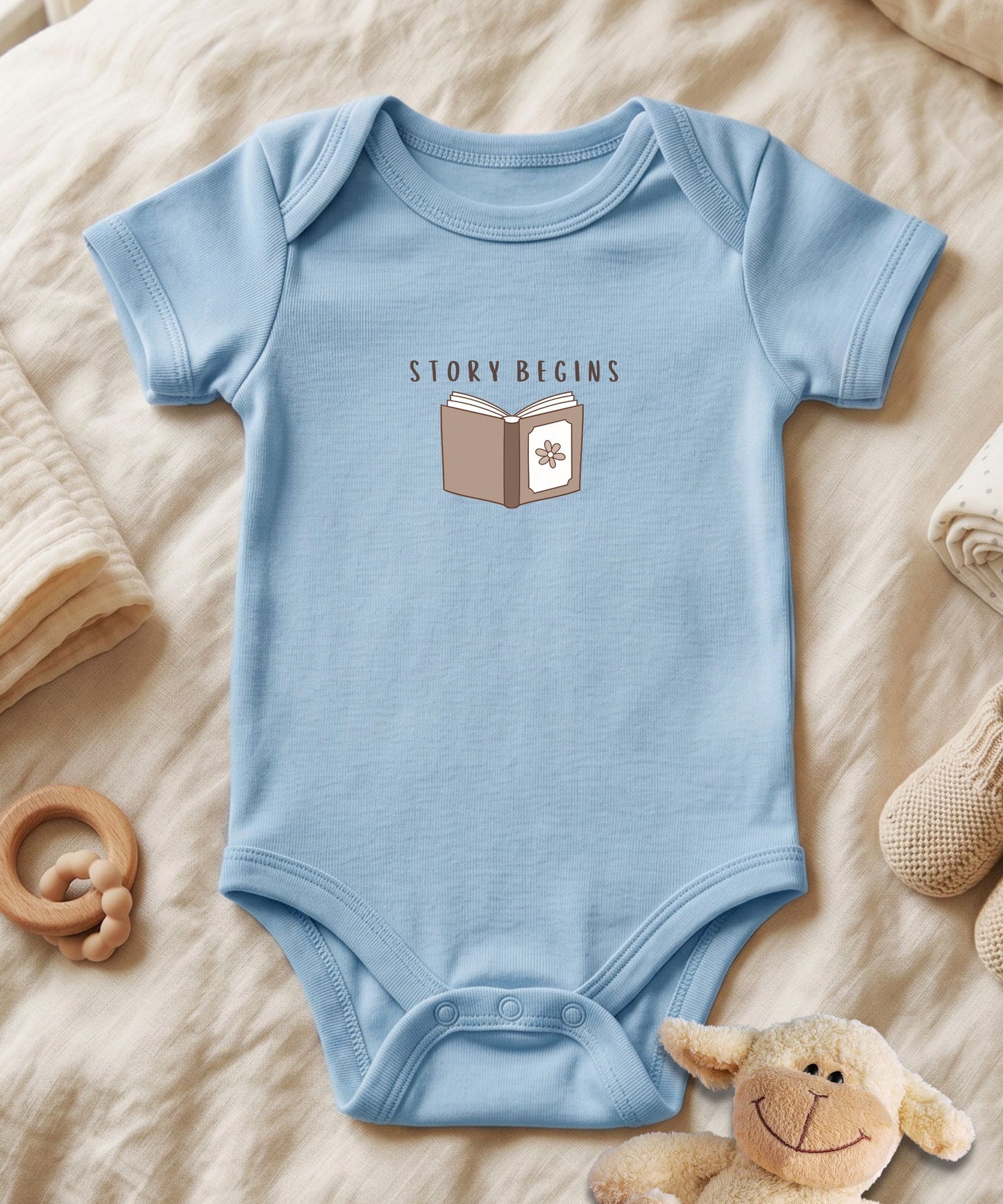 Personalized Baby Bodysuit (Name) Story Begins