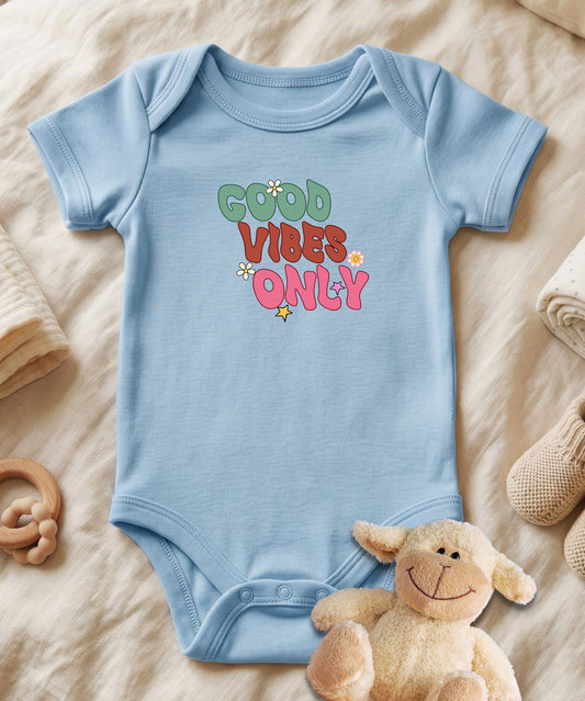 Good Vibes Only Baby Bodysuit