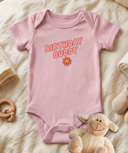 Birthday Buddy Baby Bodysuit