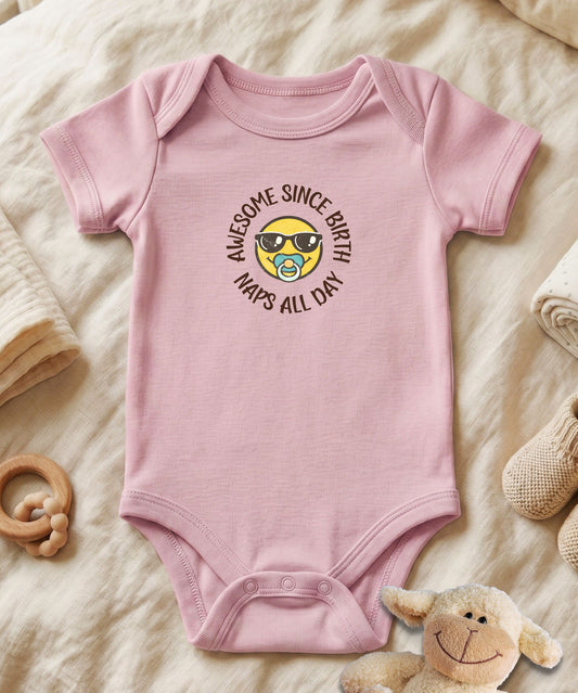 Awesome Since Birth Baby Bodysuit