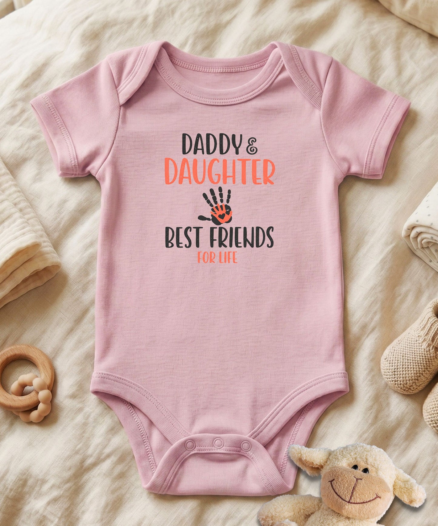 Daddy & Daughter Best Friends Baby Bodysuit