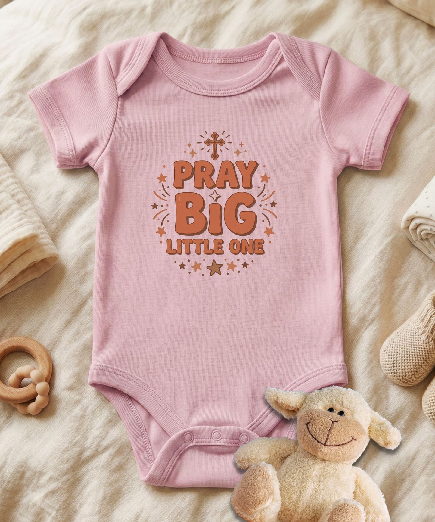 Pray Big Baby Bodysuit