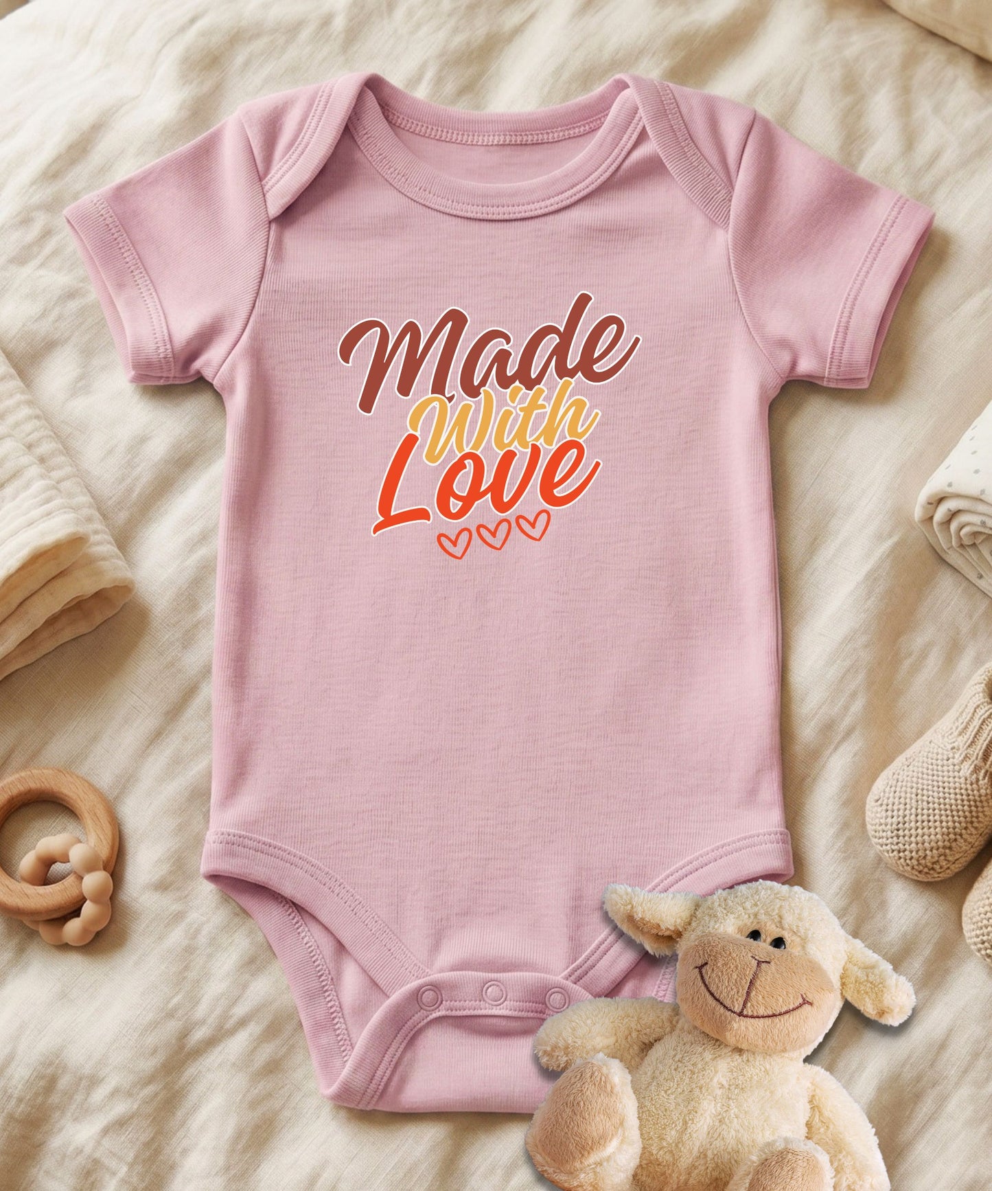 Made With Love Baby Bodysuit