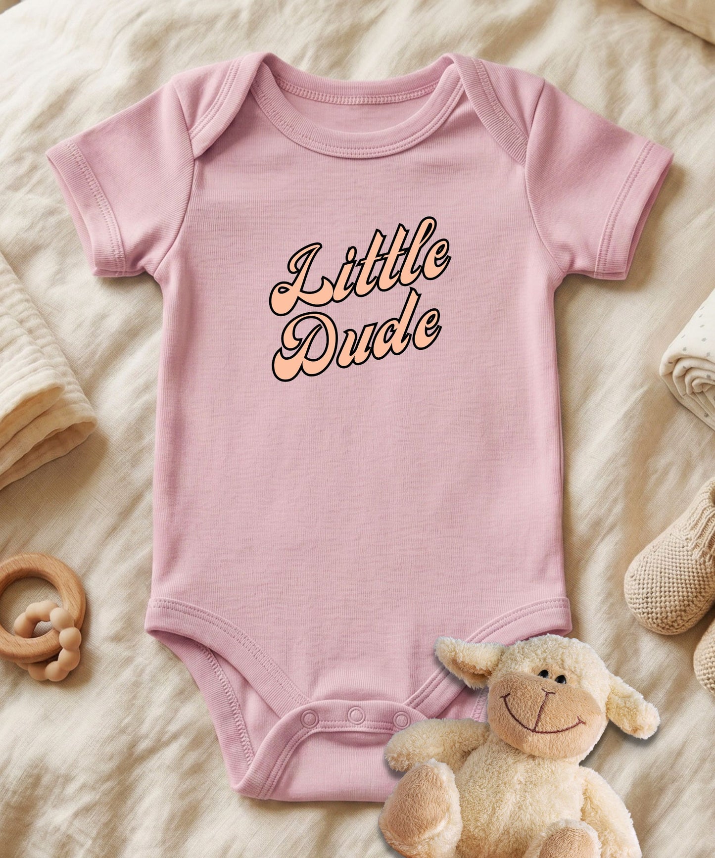 Little Dude Baby Bodysuit
