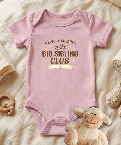 Big Sibling Club Baby Bodysuit
