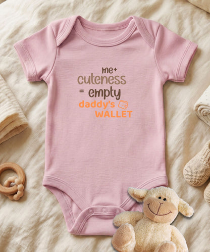 Empty Daddy's Wallet Baby Bodysuit