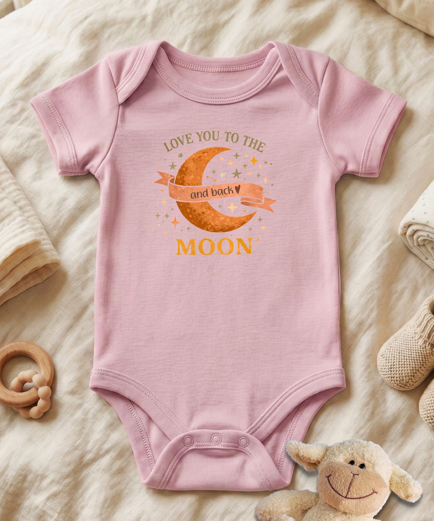 Love You to the Moon and Back Baby Bodysuit