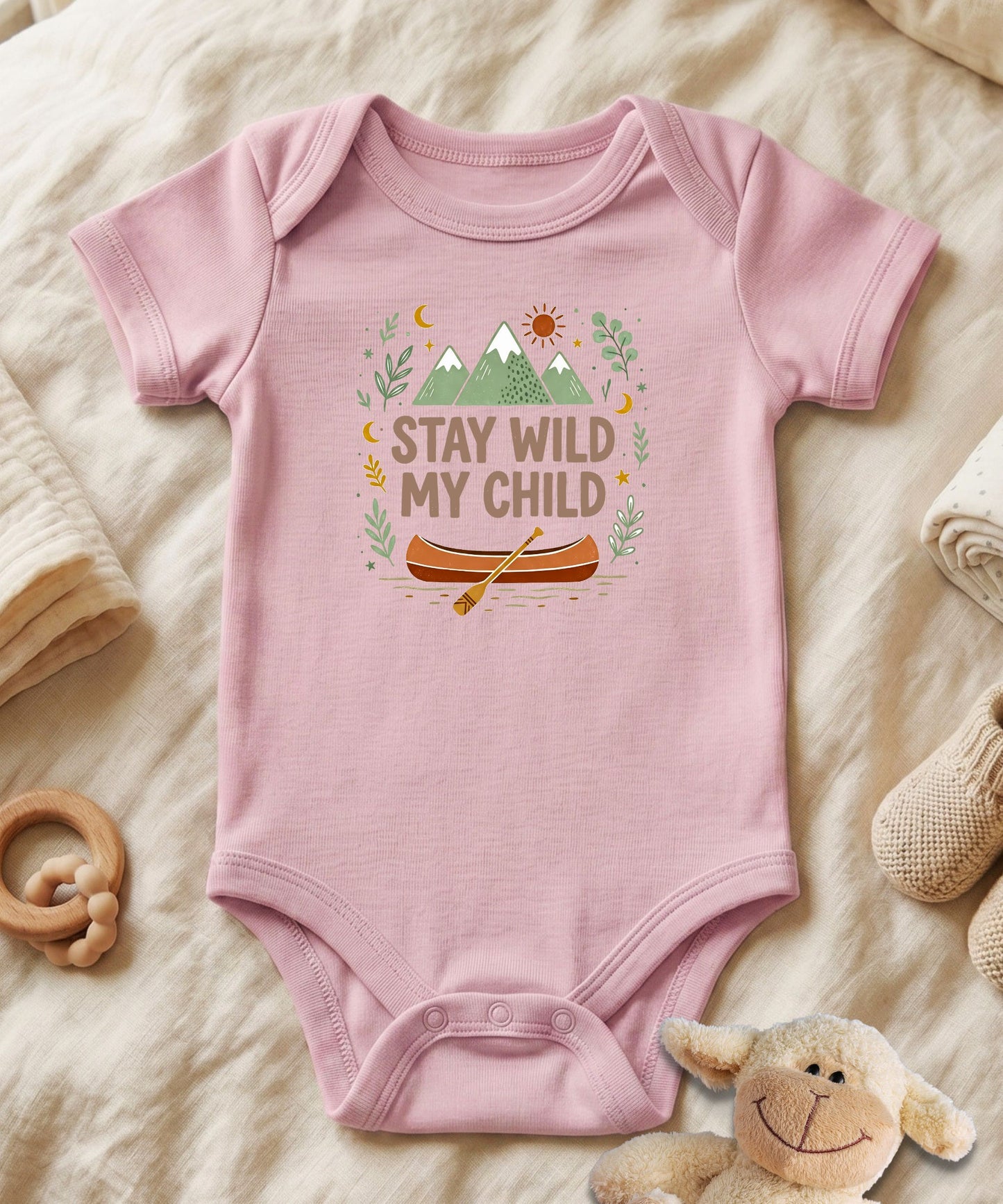 Stay Wild My Child Baby Bodysuit