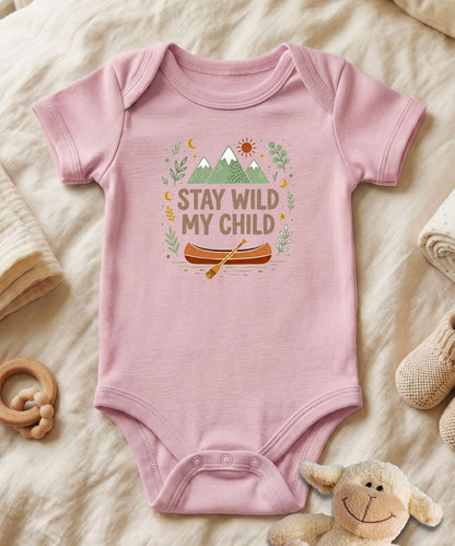 Stay Wild My Child Baby Bodysuit