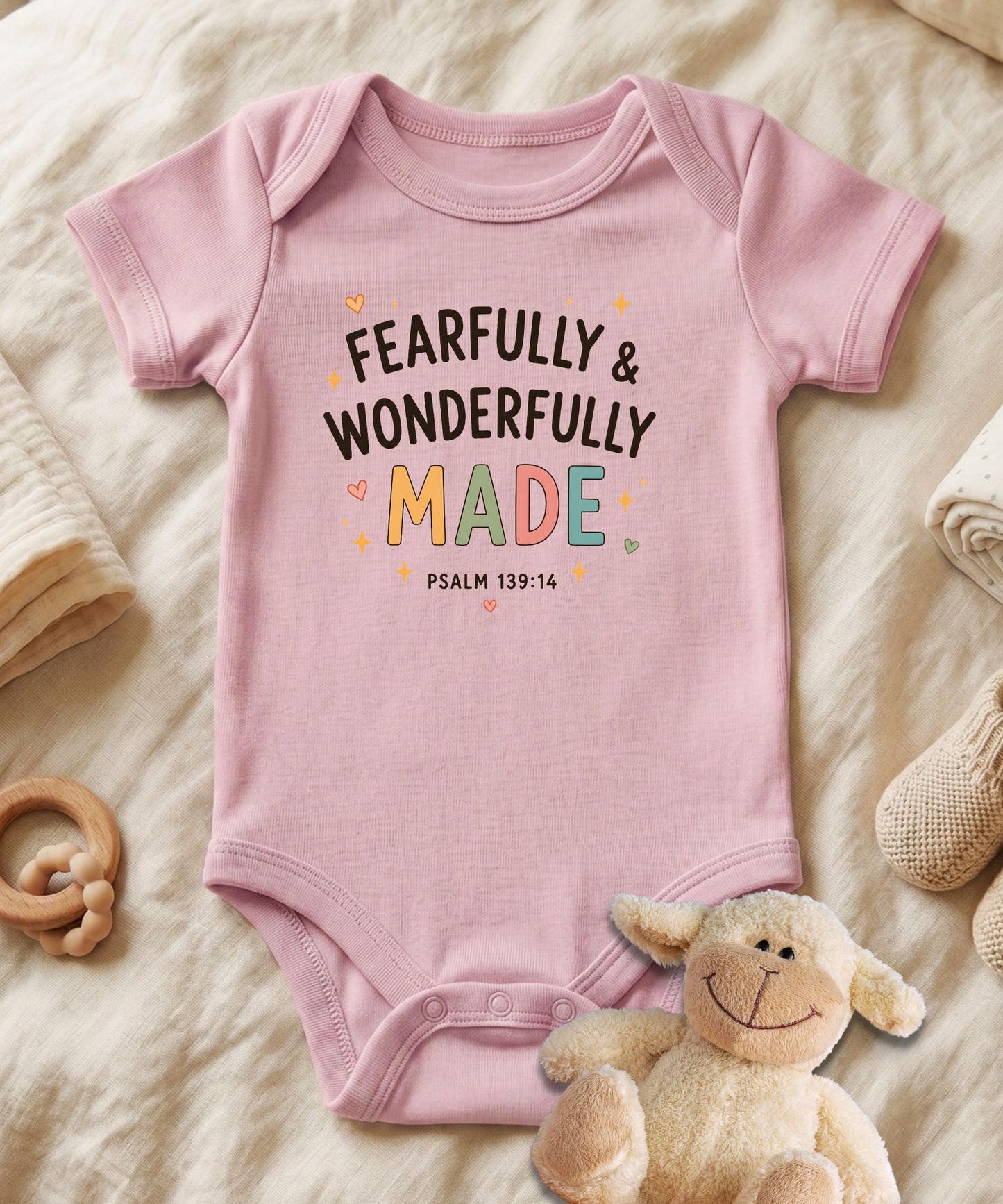 Fearfully and Wonderfully Made Baby Bodysuit