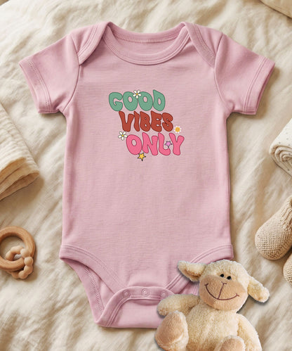 Good Vibes Only Baby Bodysuit