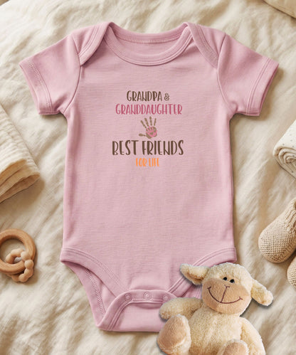 Grandpa & Granddaughter Baby Bodysuit