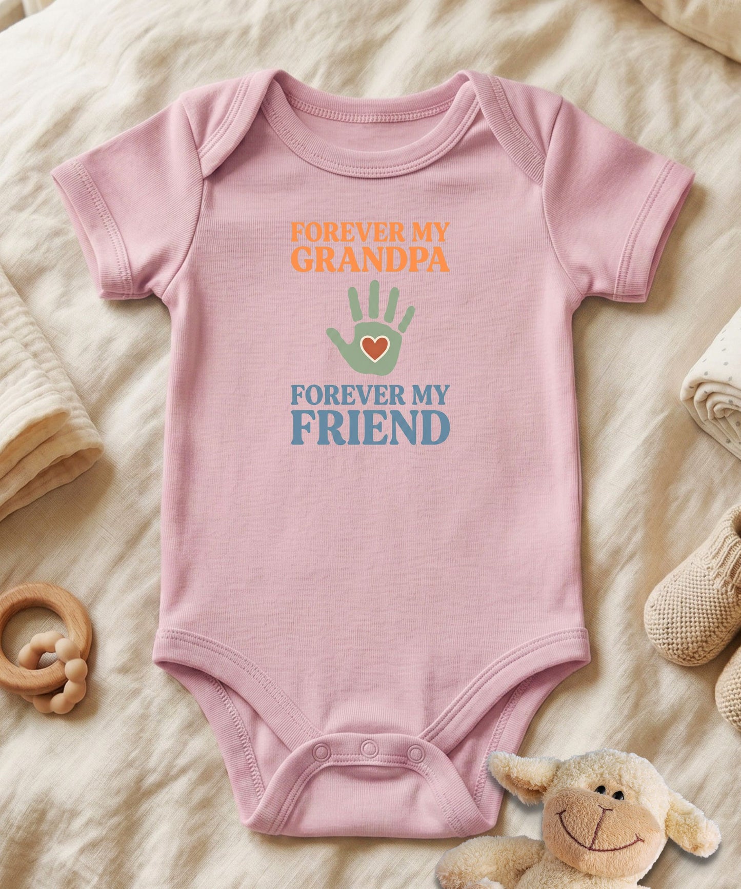 Forever my Grandpa Baby Bodysuit
