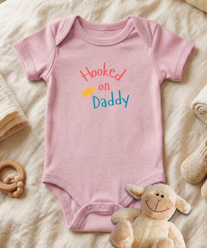 Hooked on Daddy Baby Bodysuit