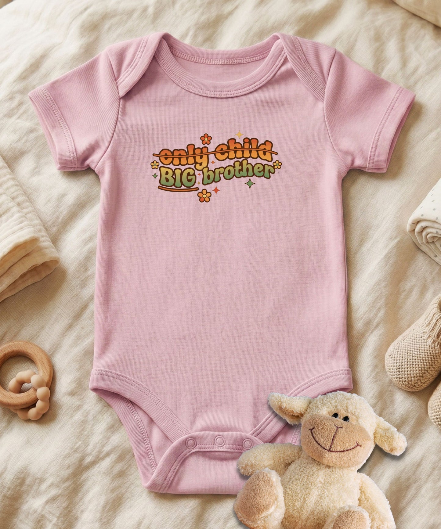 Only Child Big Brother Baby Bodysuit
