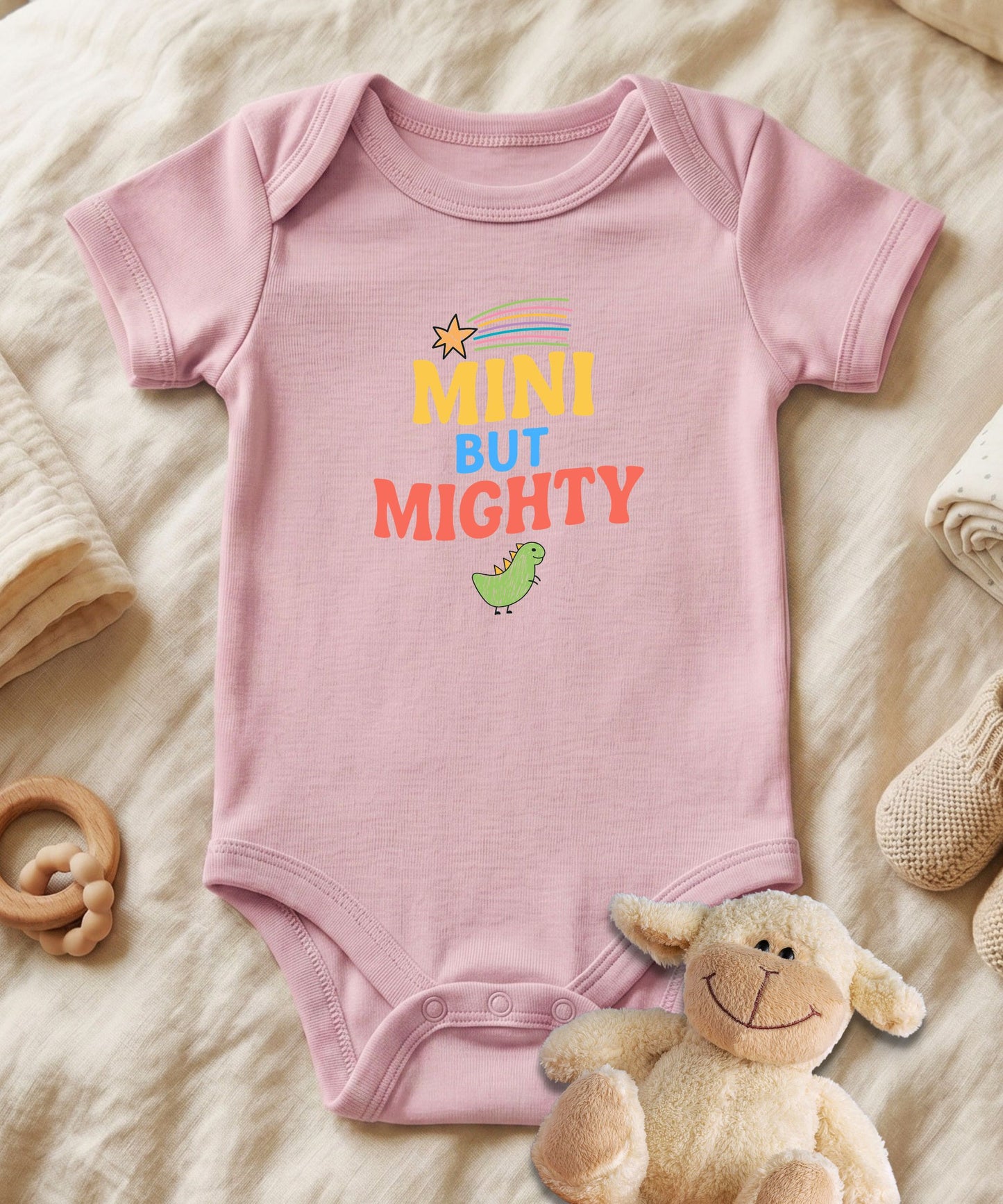 Mini But Mighty Baby Bodysuit
