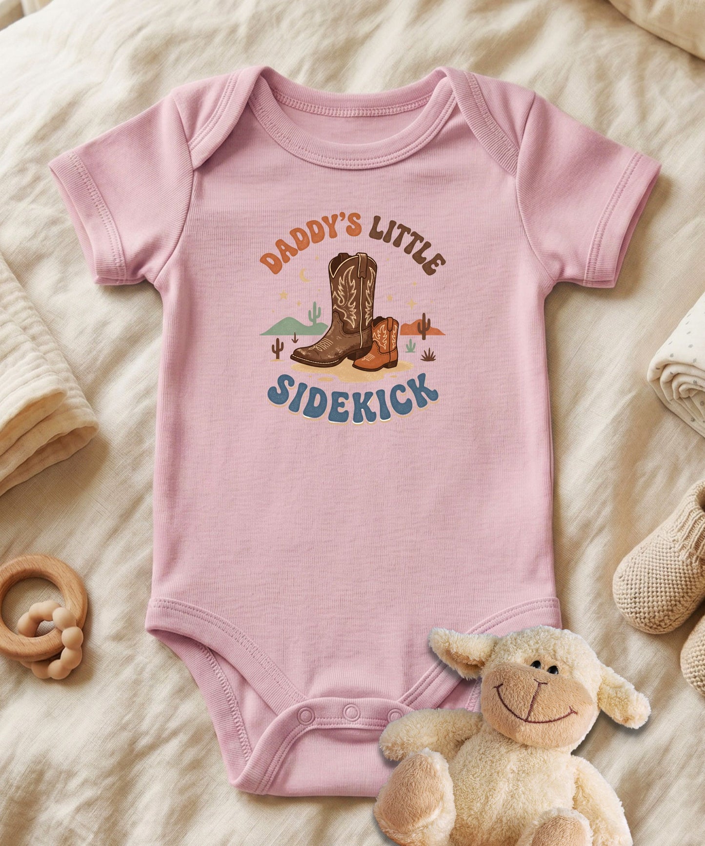 Daddy's Little Sidekick Baby Bodysuit