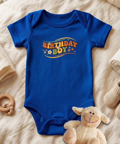 Birthday Boy Baby Bodysuit