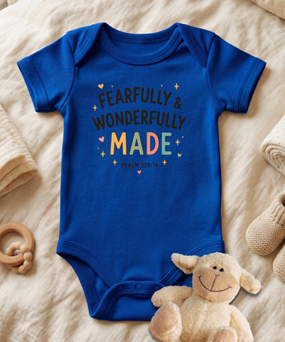 Fearfully and Wonderfully Made Baby Bodysuit