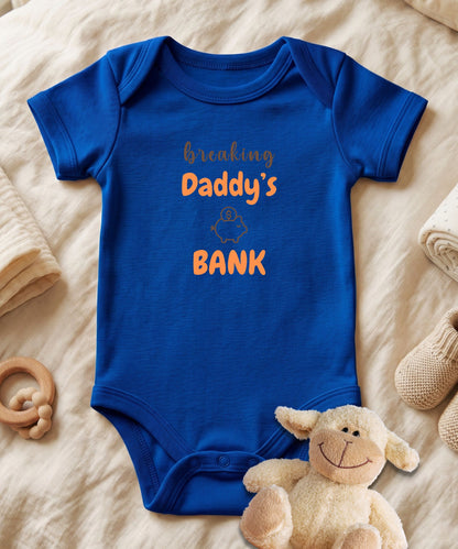 Breaking Daddy's Bank Baby Bodysuit
