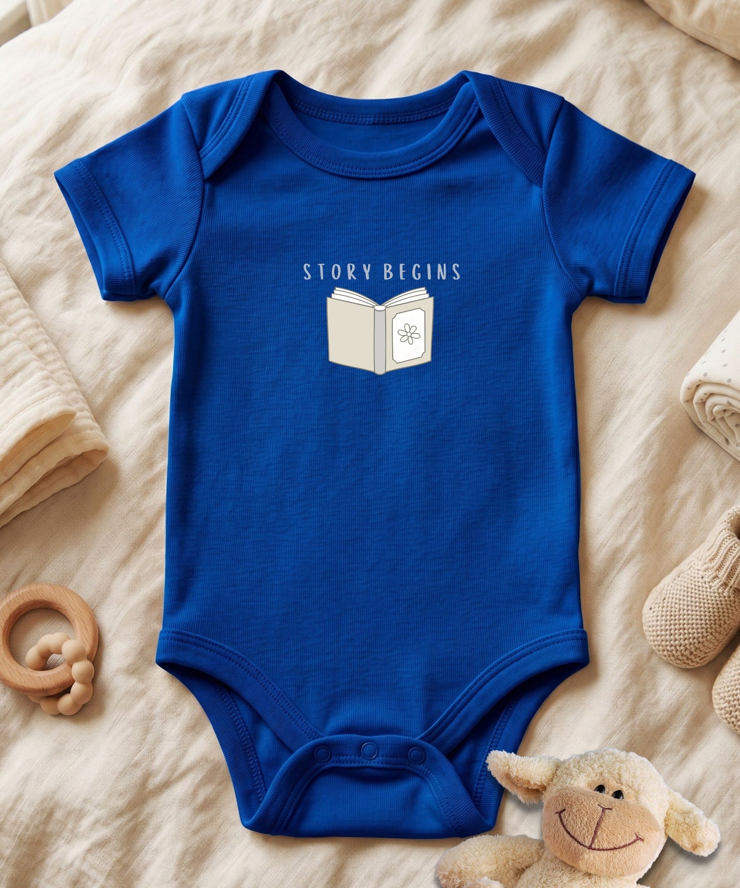 Personalized Baby Bodysuit (Name) Story Begins