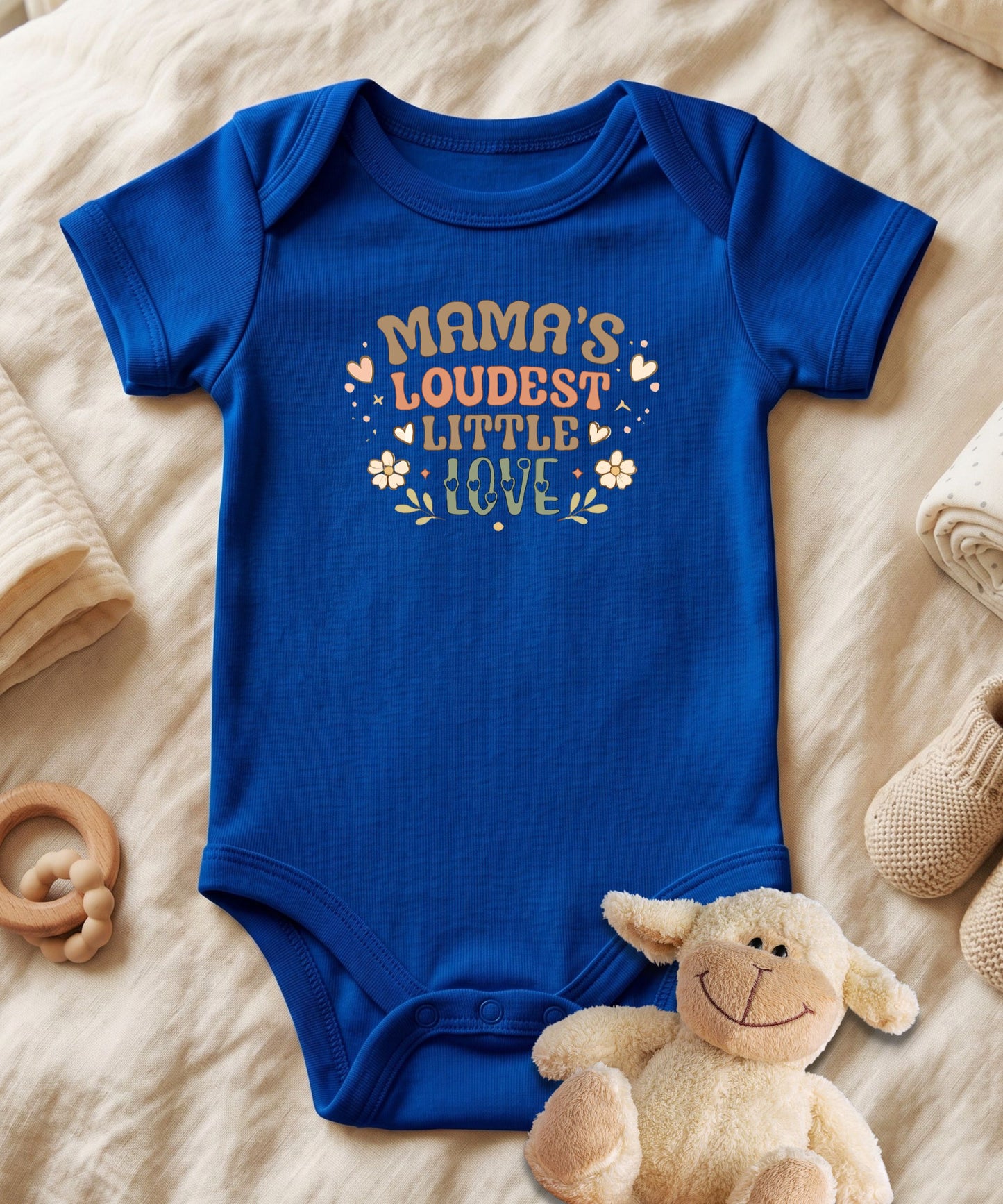 Mama's Loudest Little Love Baby Bodysuit
