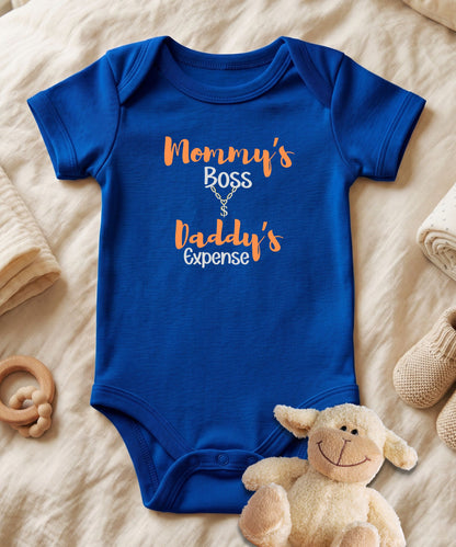 Mommy's Boss Daddy's Expense Baby Bodysuit