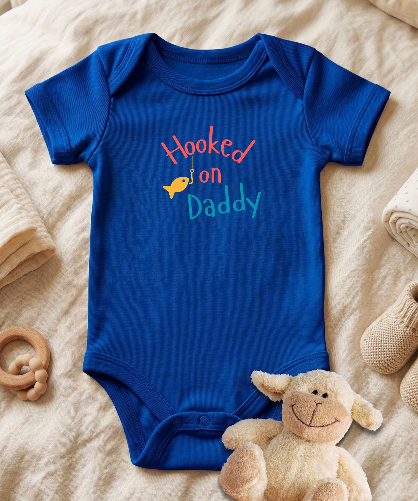 Hooked on Daddy Baby Bodysuit
