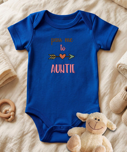 Pass Me To Auntie Baby Bodysuit
