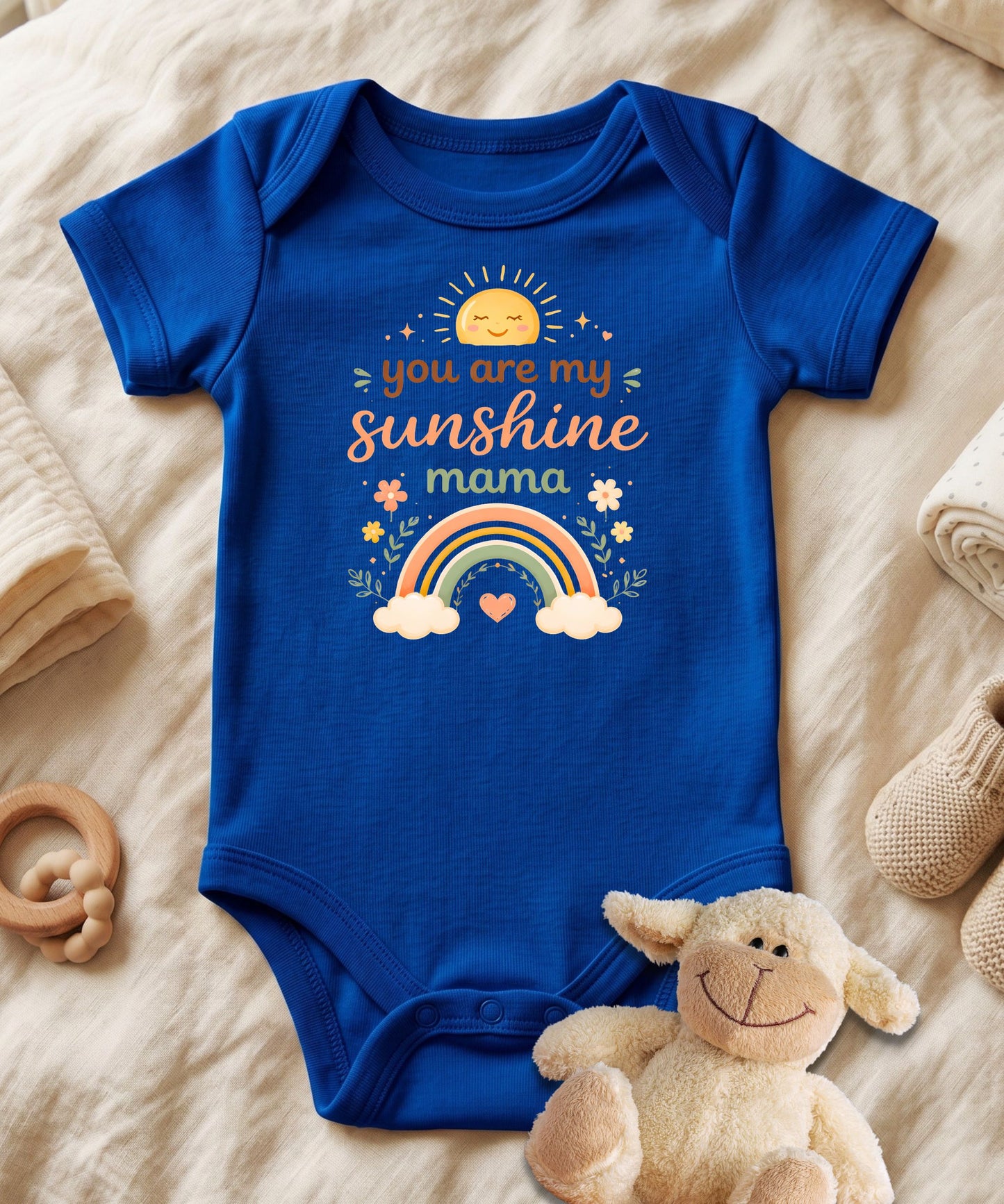 You Are My Sunshine Mama Baby Bodysuit