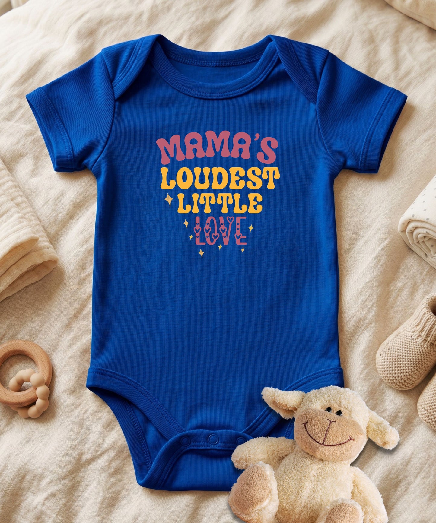 Mama's Loudest Little Love Baby Bodysuit