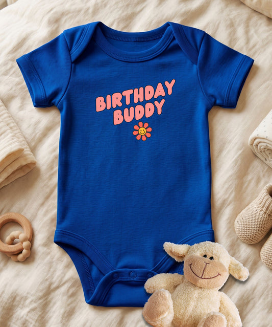 Birthday Buddy Baby Bodysuit