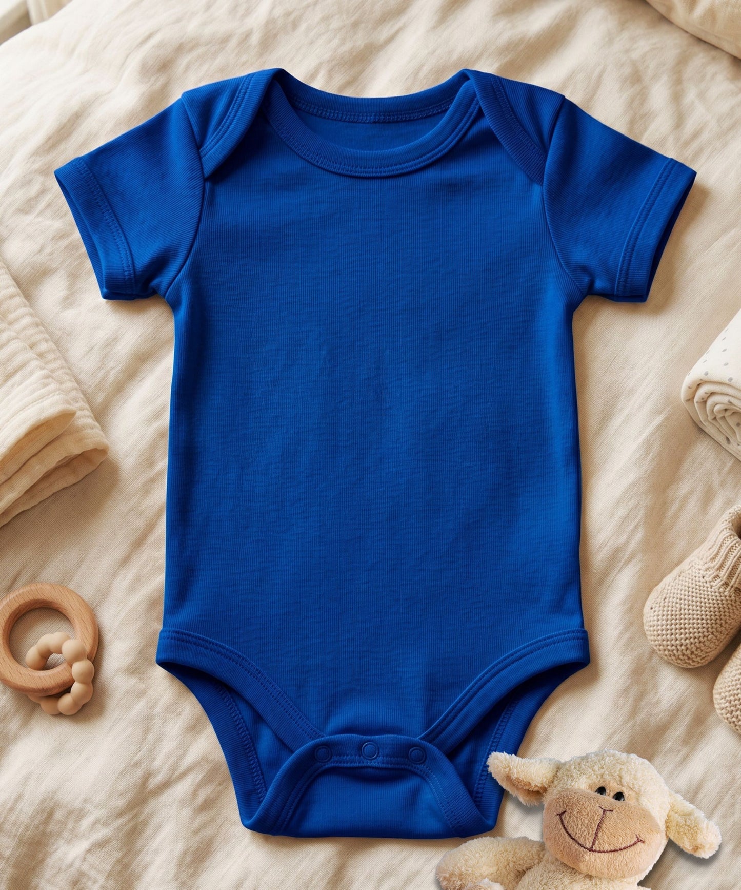 Custom Name Heart Font Personalized Baby Bodysuit