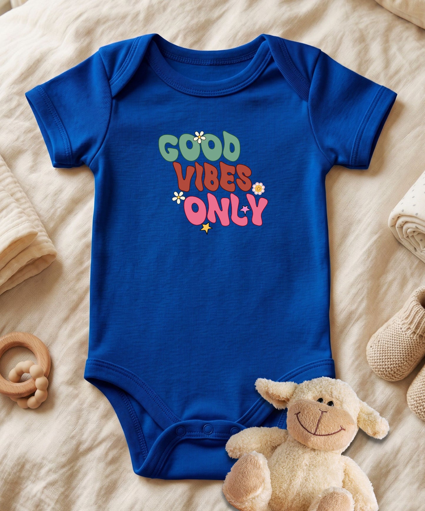 Good Vibes Only Baby Bodysuit