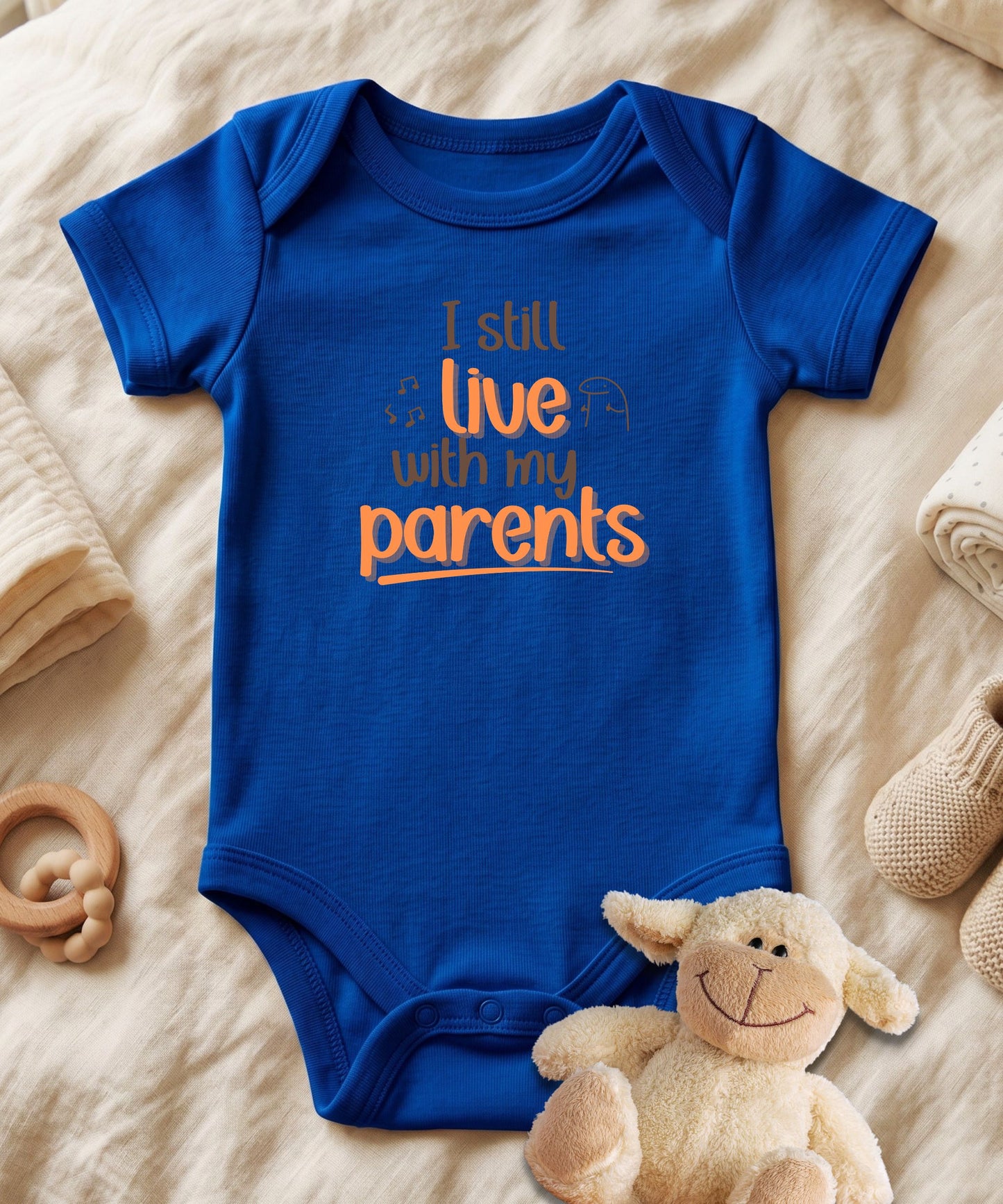 I Still Live With my Parents Baby Bodysuit