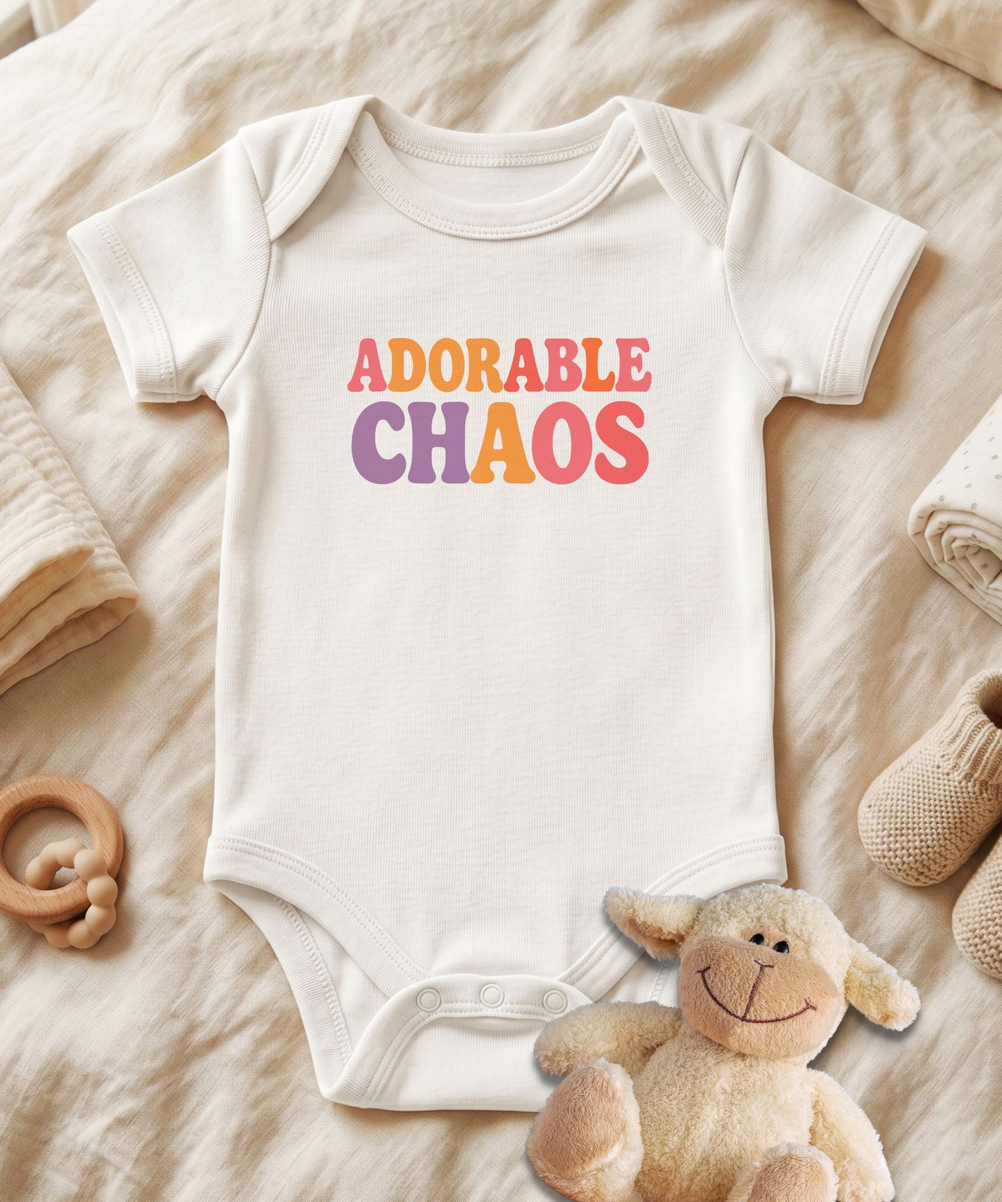 Adorable Chaos Baby Bodysuit