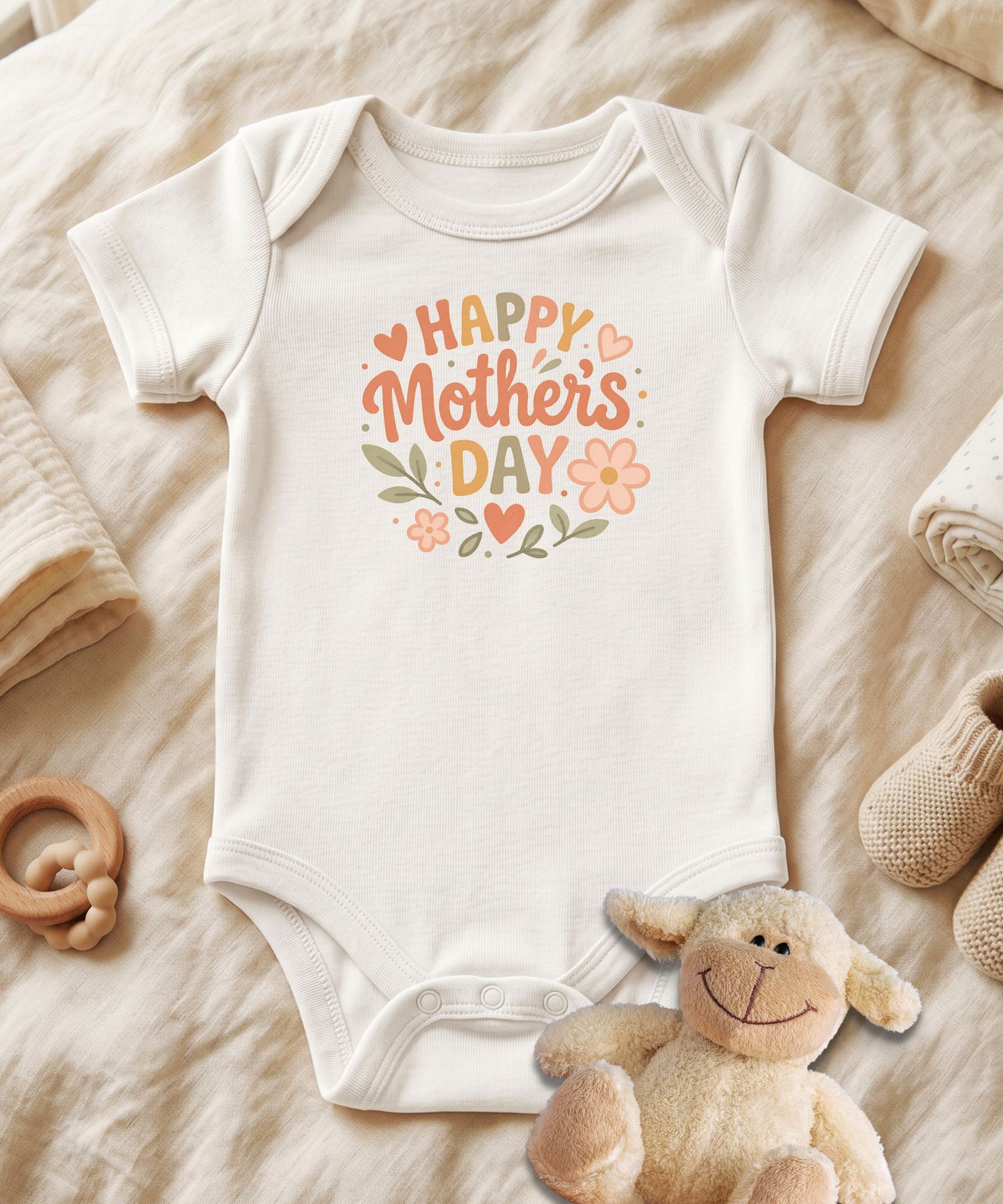 Happy Mother's Day Baby Bodysuit