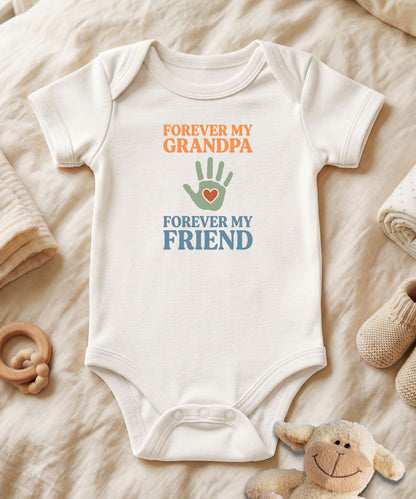 Forever my Grandpa Baby Bodysuit