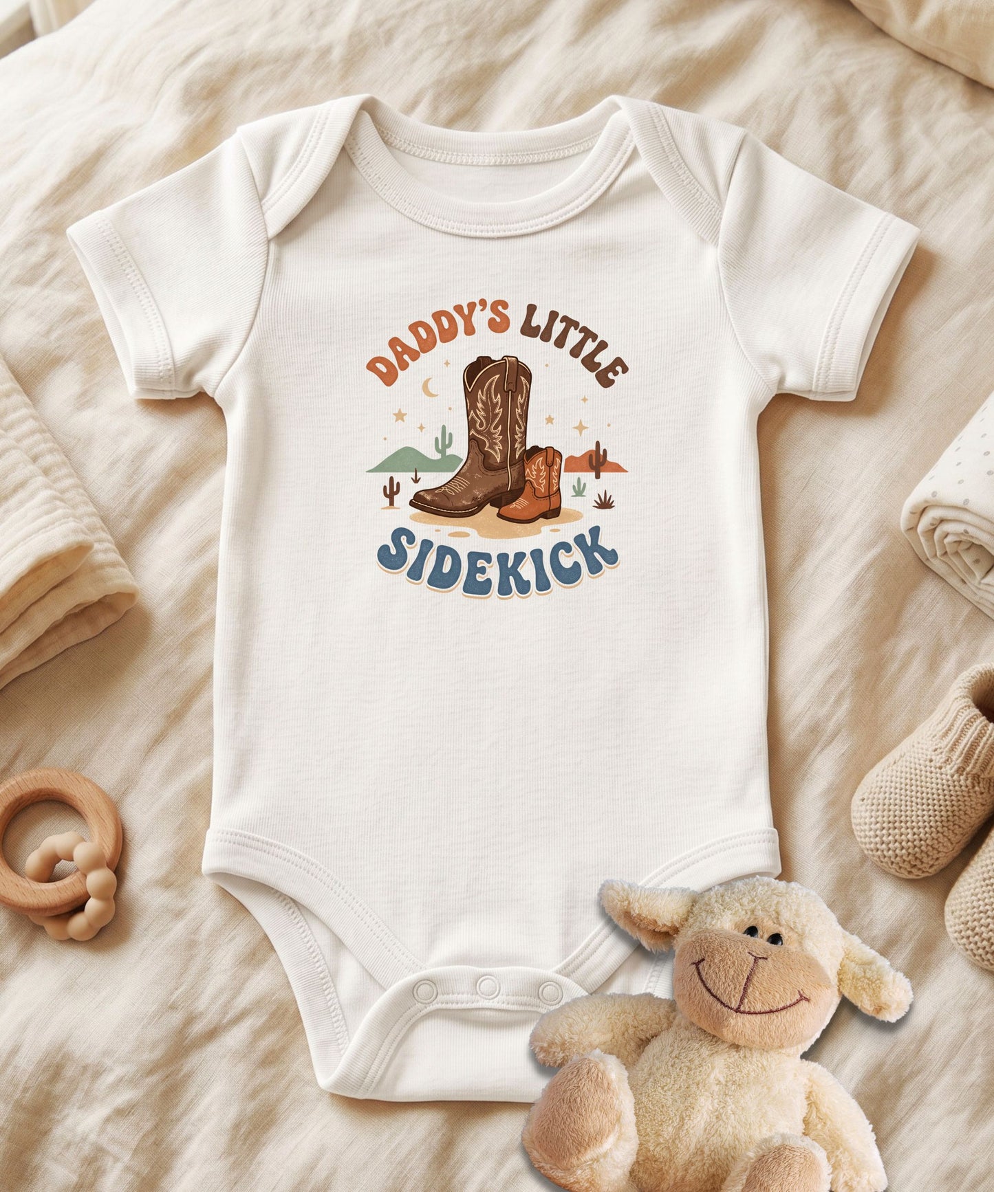 Daddy's Little Sidekick Baby Bodysuit