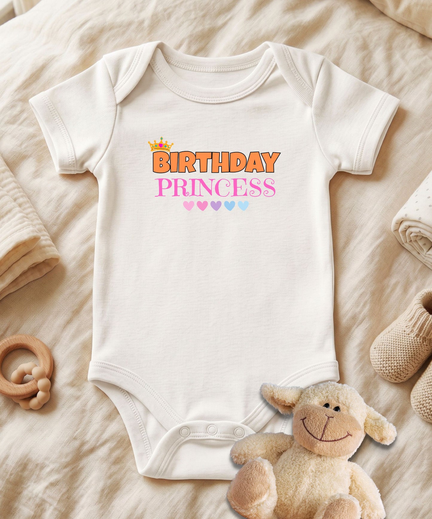 Birthday Princess Baby Bodysuit
