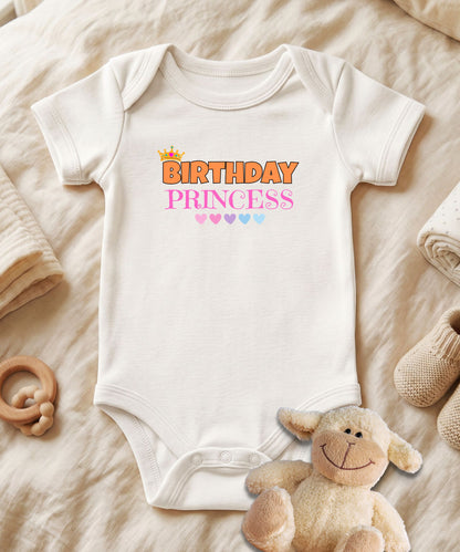 Birthday Princess Baby Bodysuit