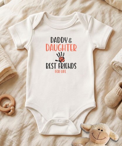 Daddy & Daughter Best Friends Baby Bodysuit