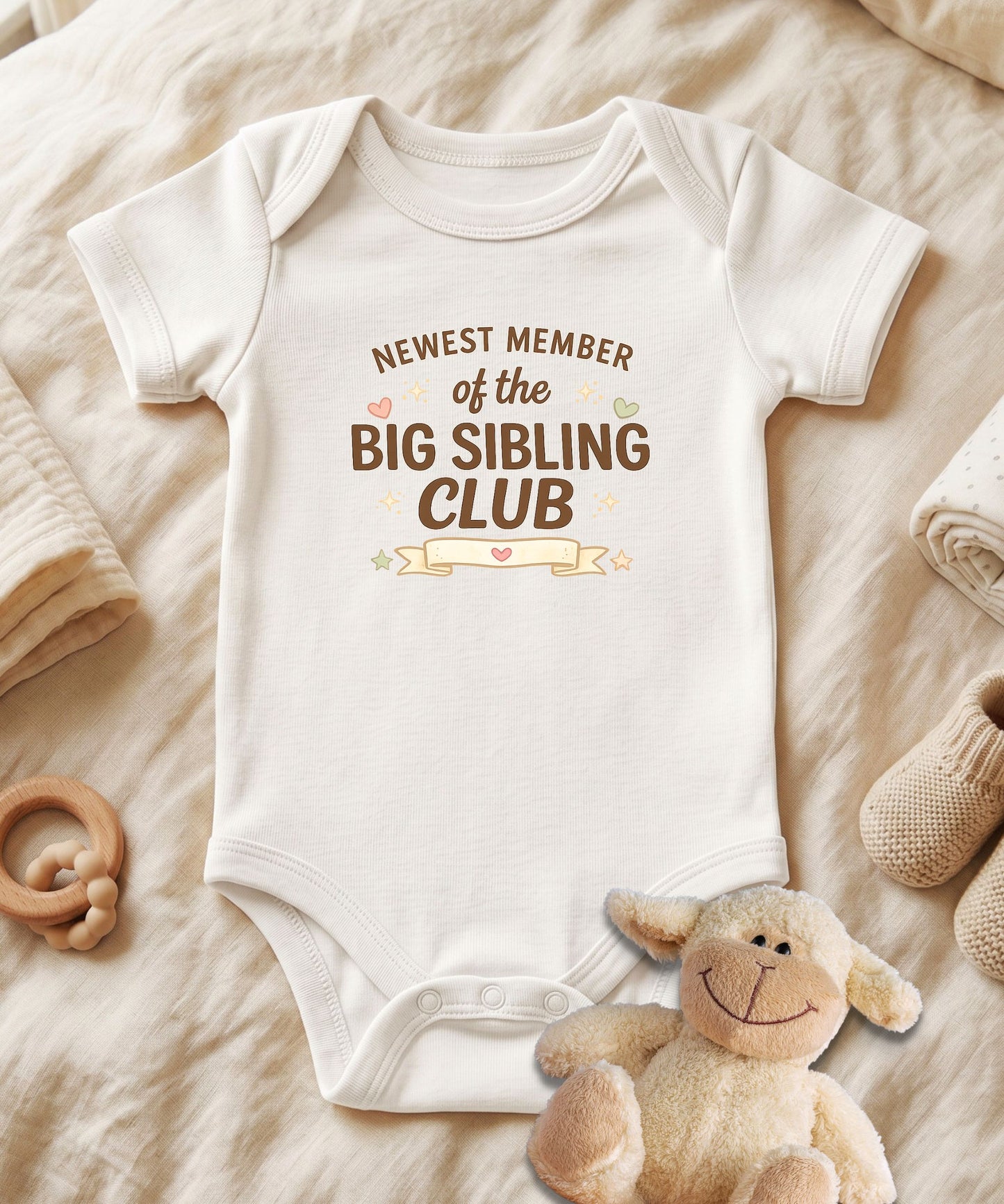 Big Sibling Club Baby Bodysuit