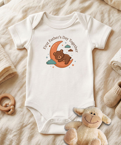 First Father's Day Together Baby Bodysuit