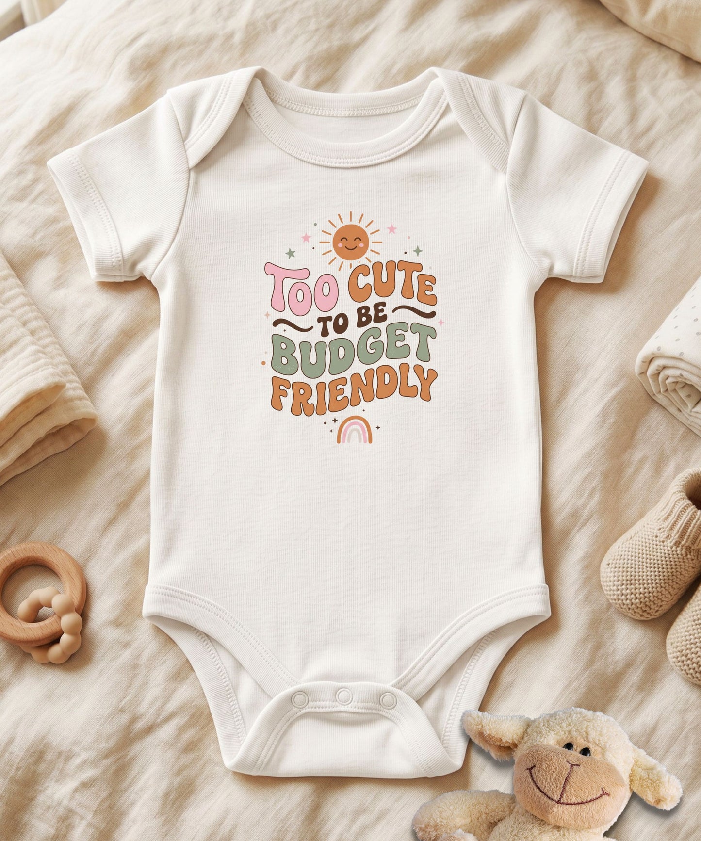 Too Cute  Baby Bodysuit